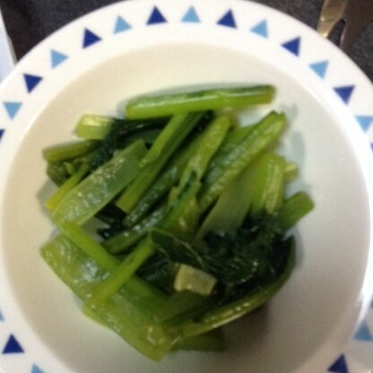 小松菜美味しいですね！
安かったので、たくさん作りました
ごちそうさま
